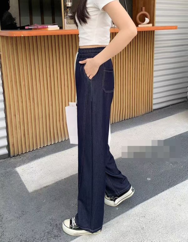 Le molt 抽繩直線剪裁休閒褲 直筒褲,抽繩休閒褲,高腰長褲,寬褲推薦,日常穿搭褲款,垂墜感褲子,顯瘦長褲,舒適褲子