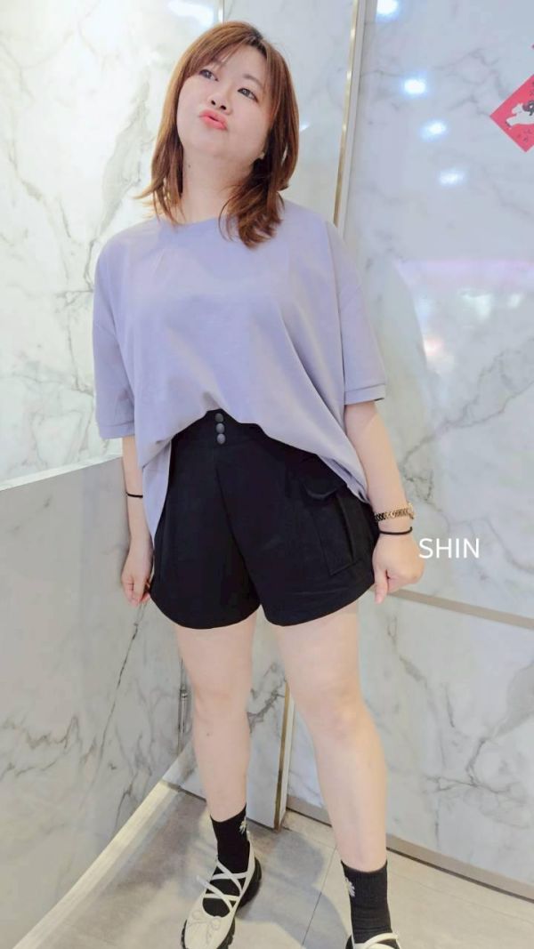 工裝口袋小短褲 