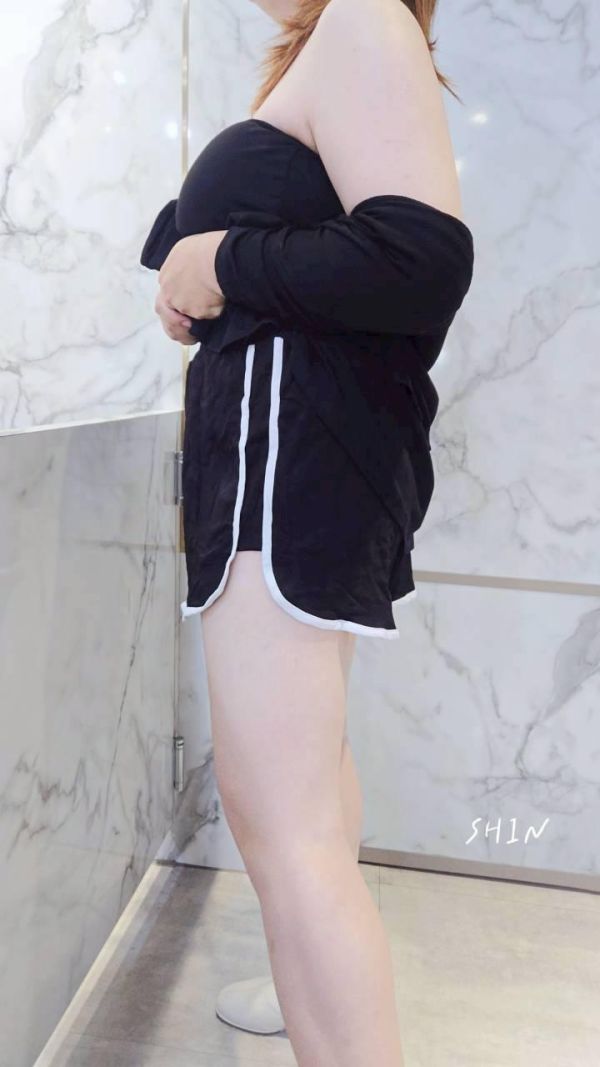 滾白邊運動短褲(黑/深藍/奶茶) 