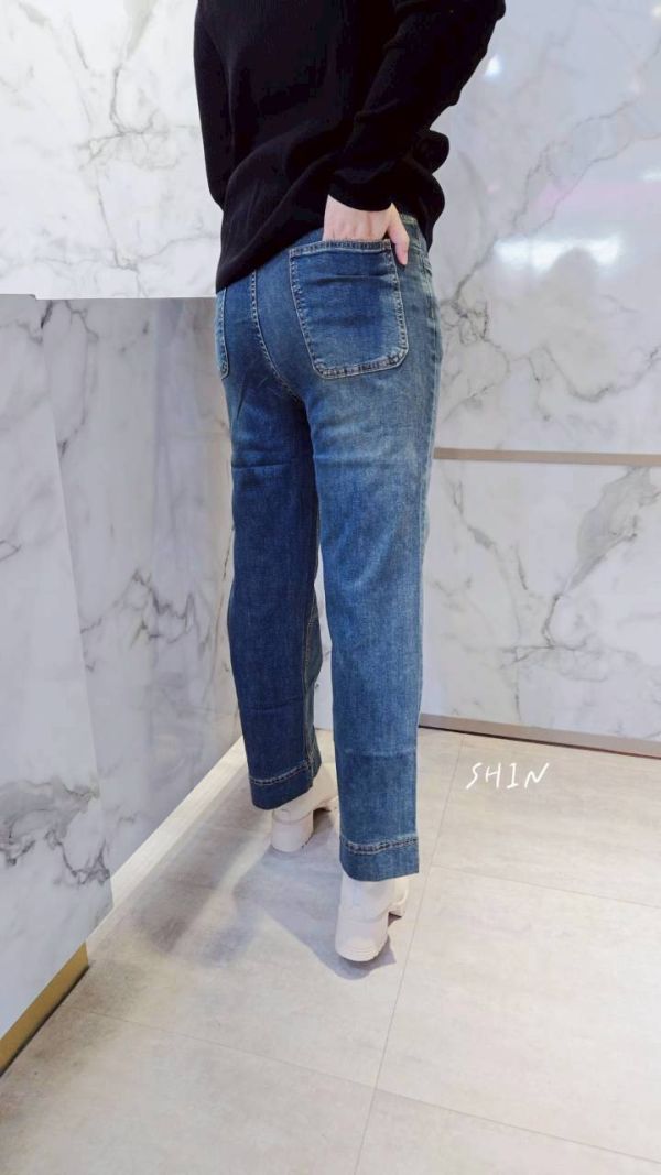 附絲巾復古奶奶褲 