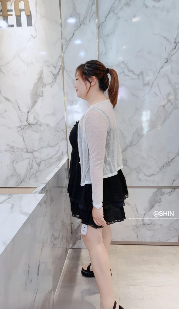 溫柔系的甜美女孩蛋糕洋罩衫套裝 