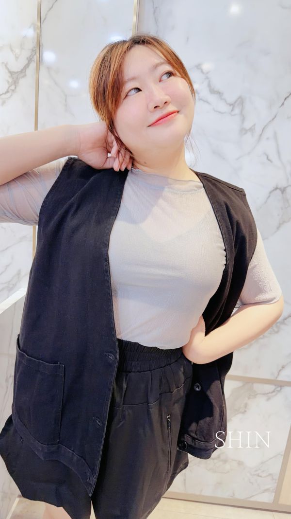 小帥帥口袋牛仔背心(藍/黑) 