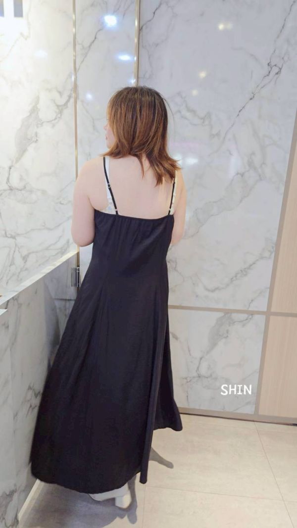 柔弱風細肩長洋+兩穿外罩 