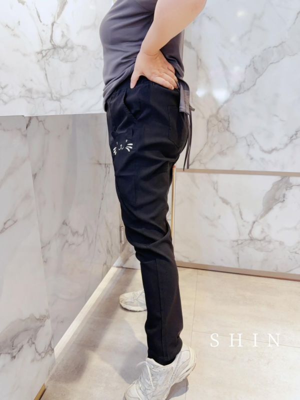 心心念念夏季最愛左貓貓涼感工作褲(黑/軍綠) 