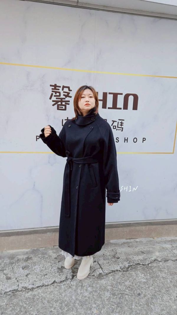 高級感雙面羊絨大衣 