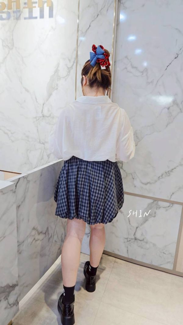 假兩件蕾絲背心雪紡襯衫(白/奶茶/灰) 