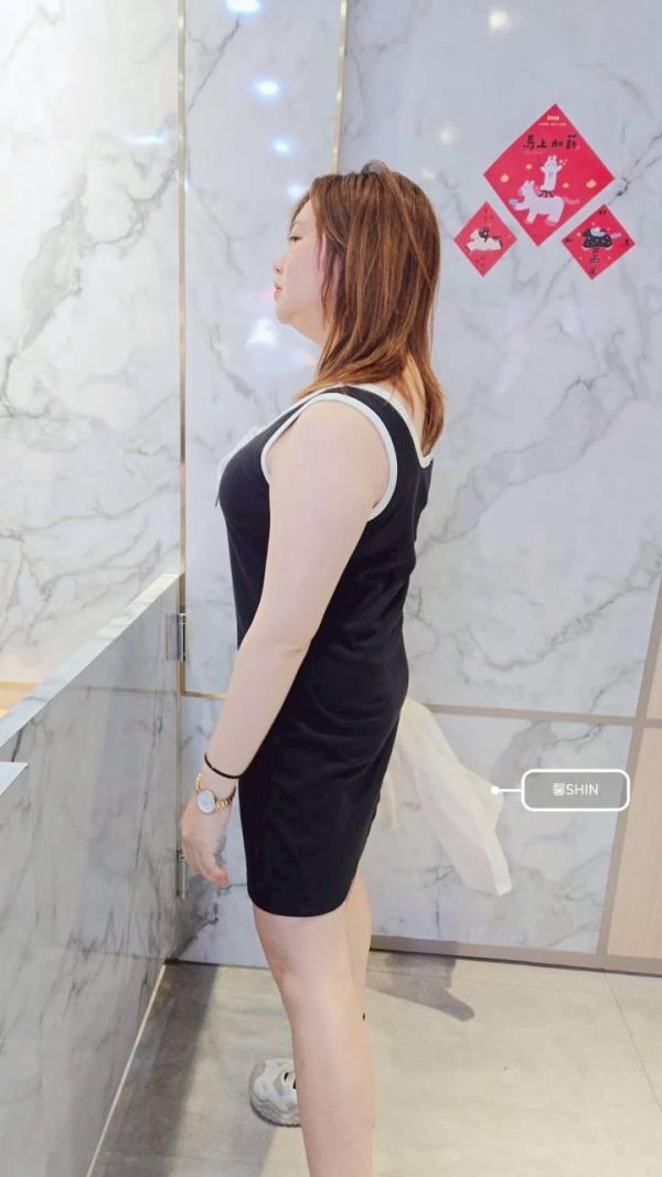 辣妹綁帶長版背心(奶茶/黑) 