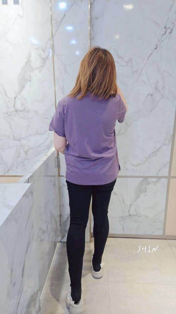 小圖狗狗萊卡上衣(黑/紫) 