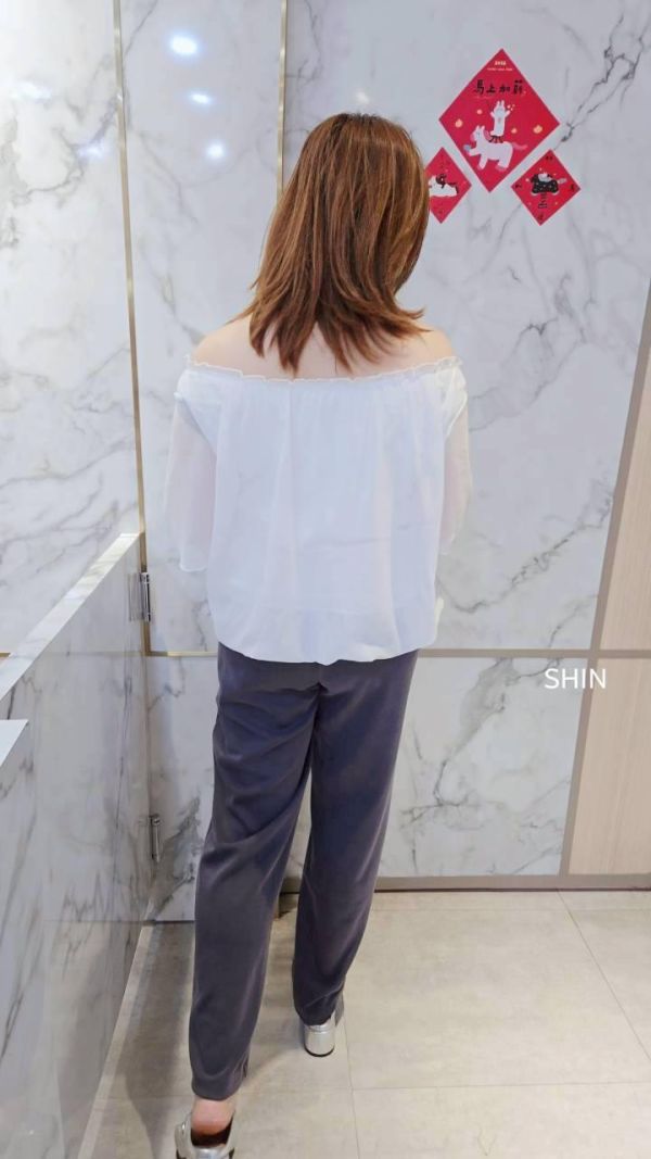 網紗氣質爆表上衣(溫柔白/氣質杏/百搭黑) 