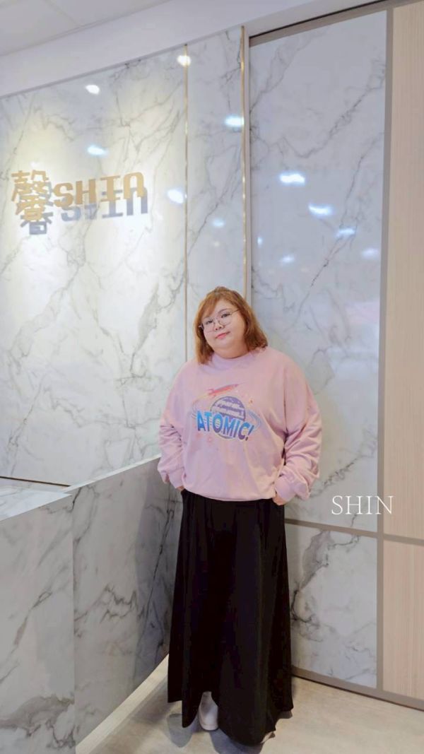 正韓Korea拼接行星上條紋上衣(粉/咖/黑) 