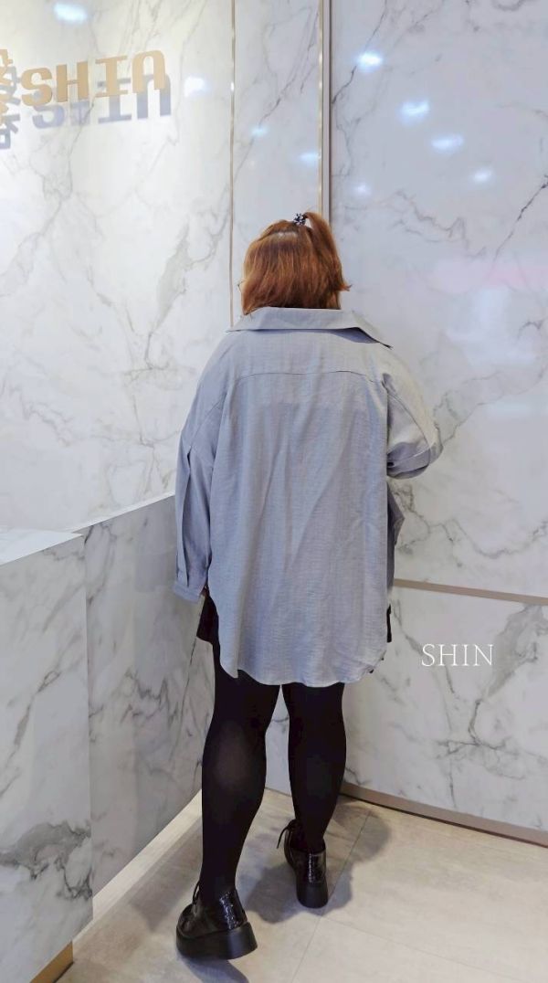 KOREA背心襯衫組(黑/奶茶/深灰/淺灰/杏) 