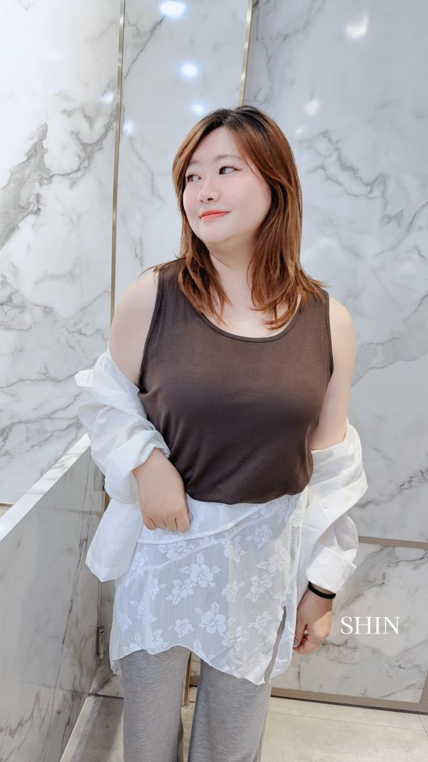 超Q彈親膚棉背心(黑/白/寶藍/烏紫/摩卡) 