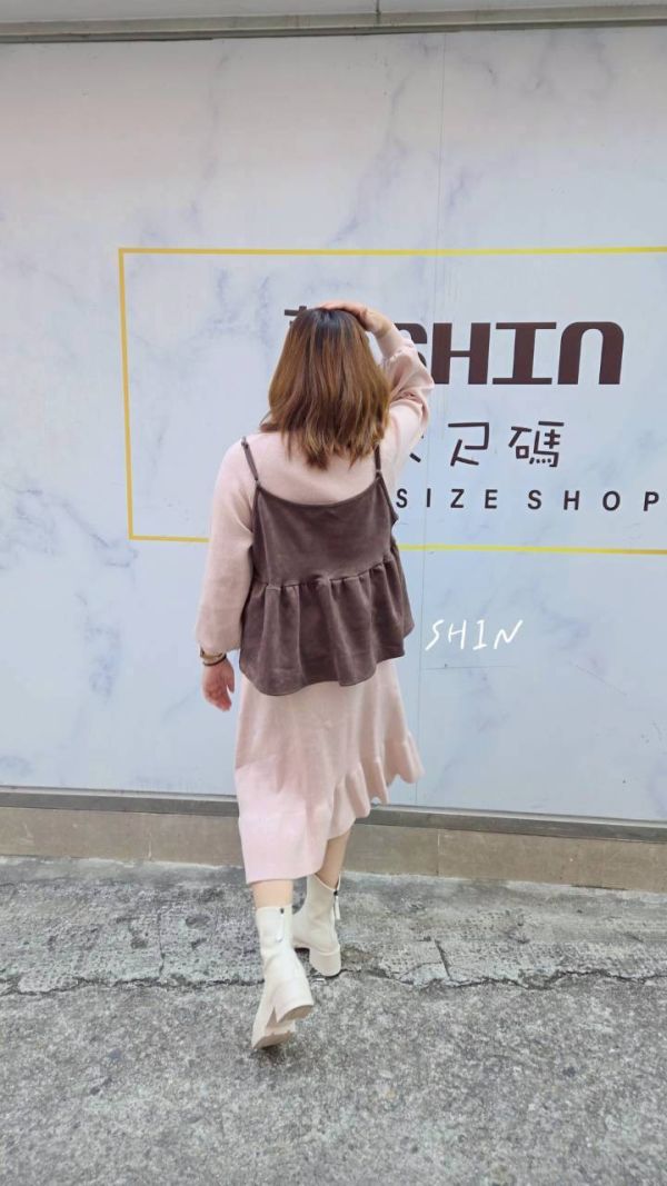 麂皮漂亮綁帶背心(灰/咖/杏/黑) 