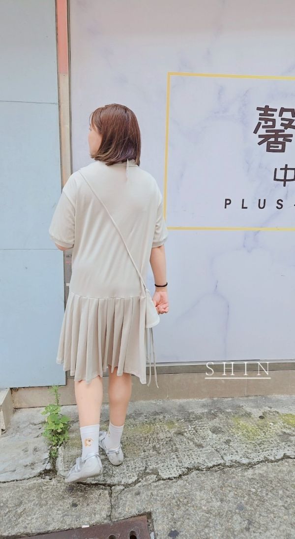 愛心包包POLO裙(黑/卡其/粉) 