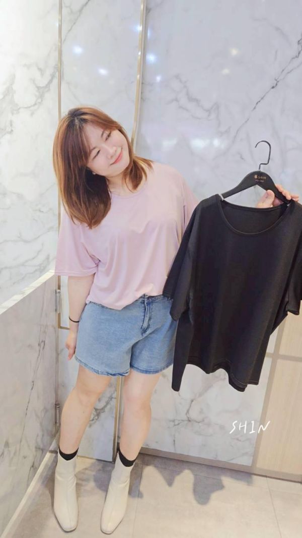 讓你愛不釋手的涼感素T(黑/咖/灰/櫻花粉) 