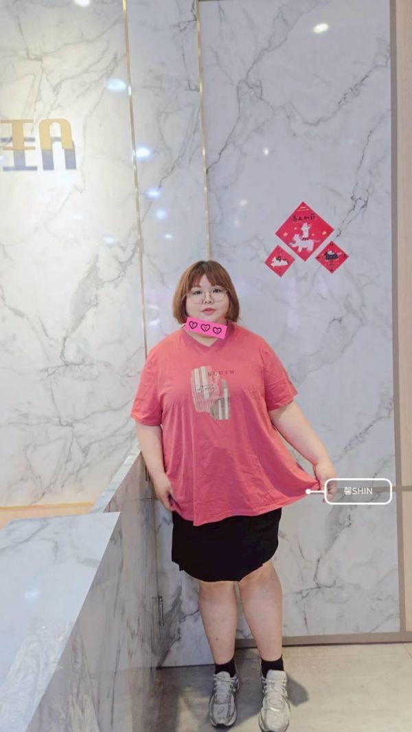 夏天最愛幾何圖冰瓷棉T(粉/黑) 