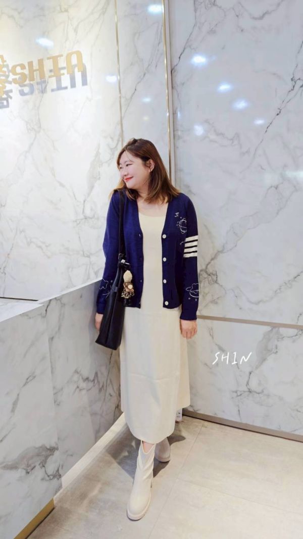 雙面穿軟軟背心裙(黑/杏) 