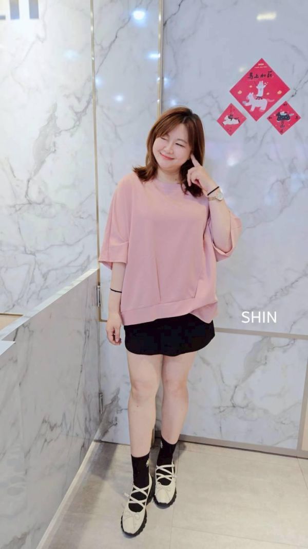 簡單設計款T(灰/粉/綠) 