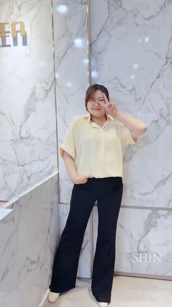 廣州高腰闊腿喇叭褲 