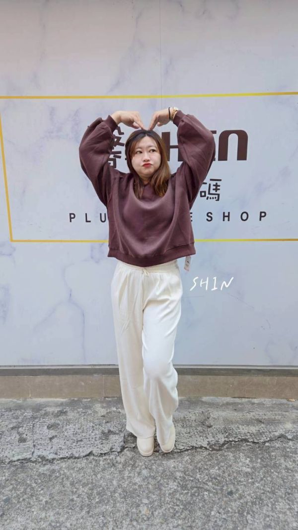 抽繩厚磅休閒寬褲(燕麥/米白/黑) 