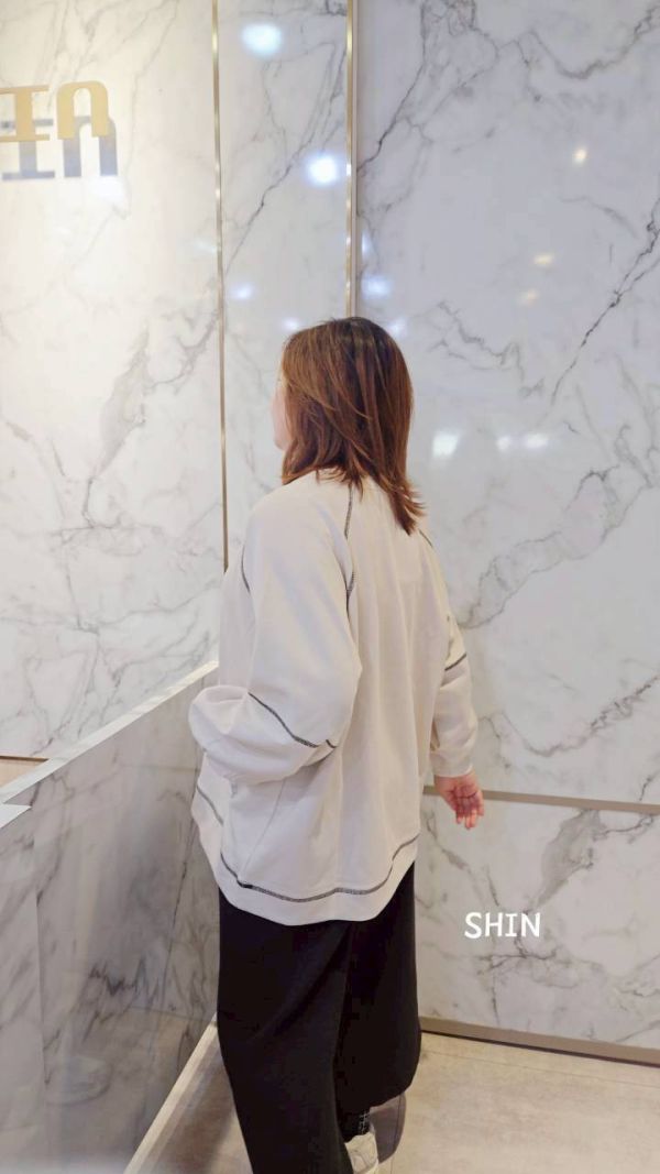 明線設計太空T(杏/黑) 