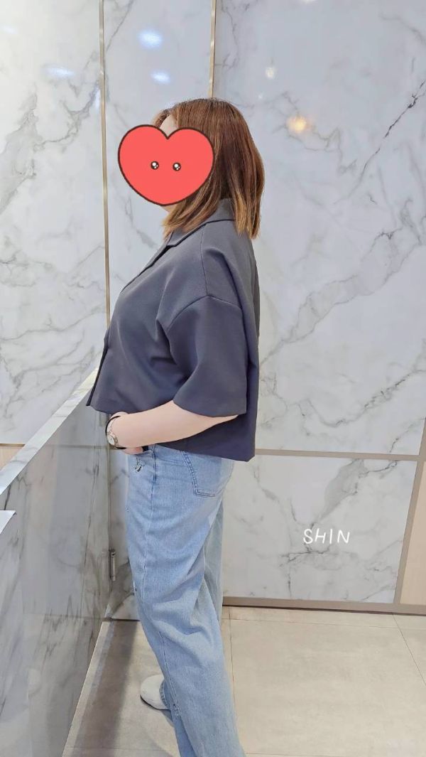 正韓短版挺布西裝外套 