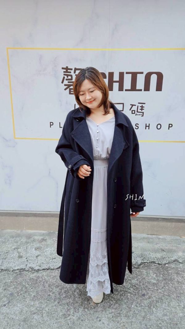 高級感雙面羊絨大衣 