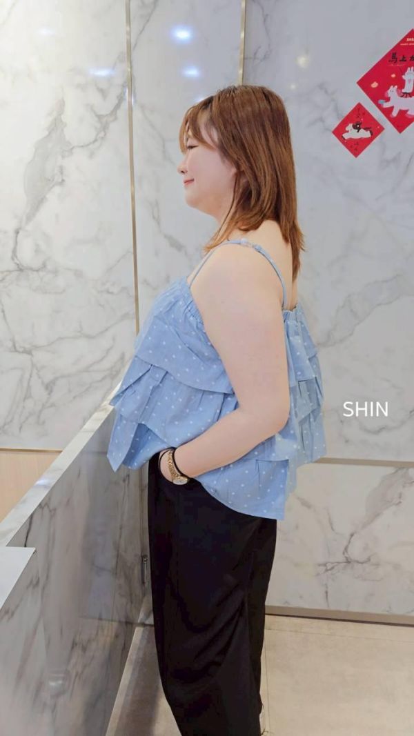 夏天美一波滿版小花牛仔背心(深/淺) 