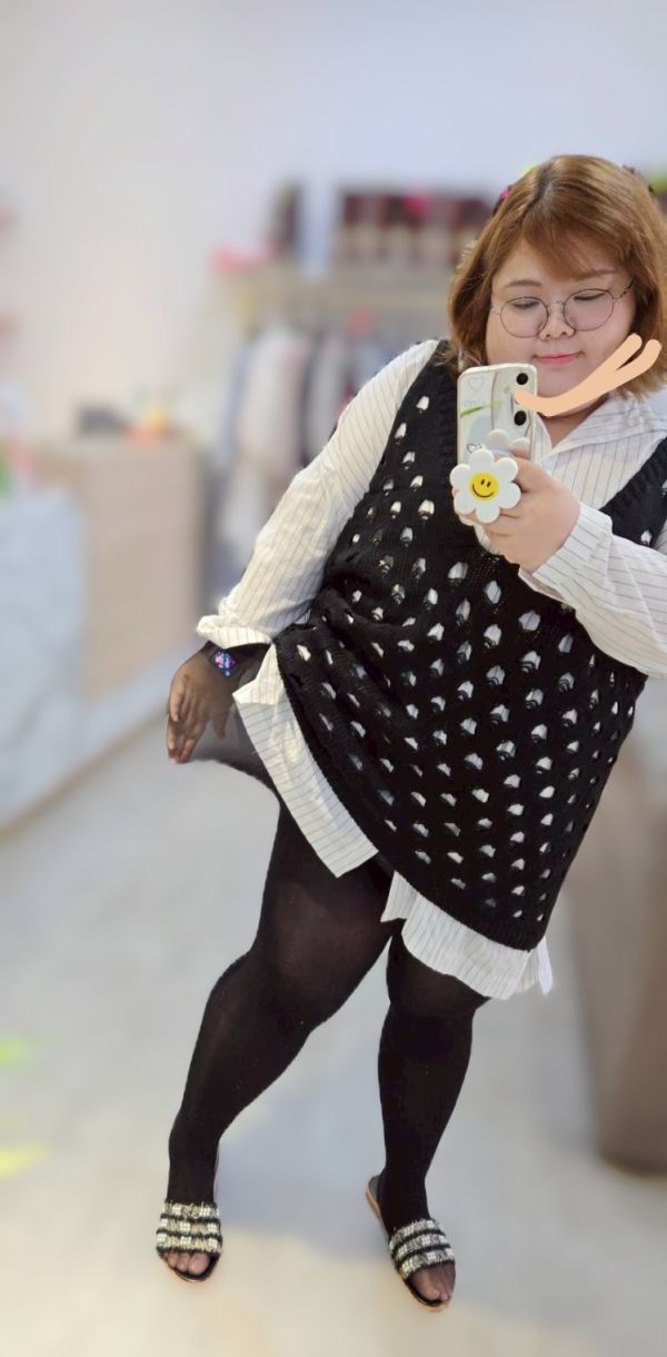 加大進擊版透膚絲襪 