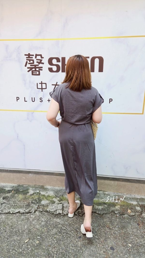 軍裝混紡彈性縮腰洋(深灰/黑) 