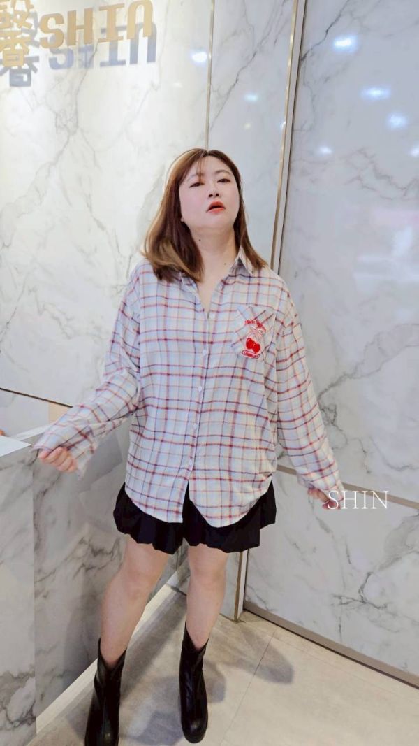 櫻桃格子襯衫 