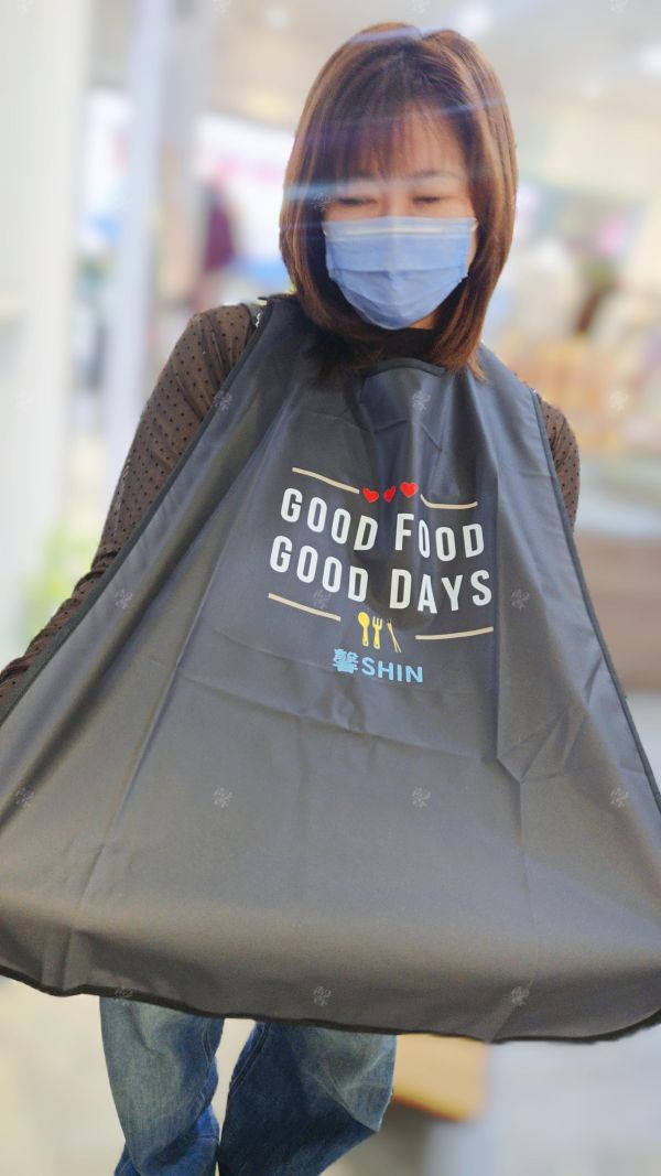 好好吃飯好好生活的自訂大人款防水圍兜 