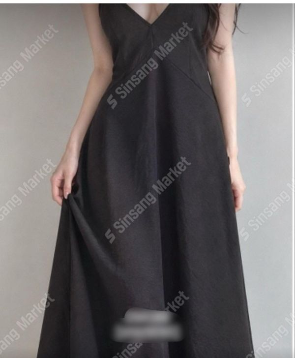 正韓性感緞面腰身背心洋裝(黑/金/灰綠) 