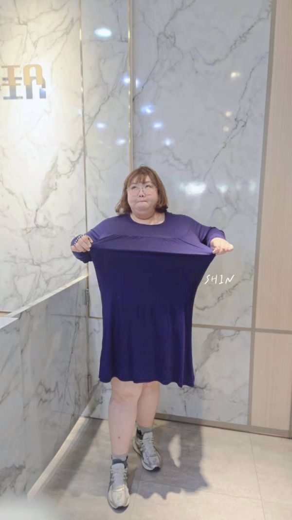 長袖莫代爾睡衣(黑/藍) 