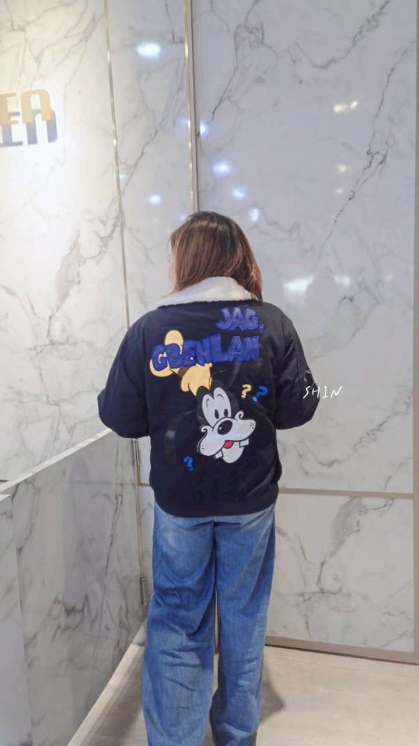 韓高飛棉衣外套(粉/藍) 