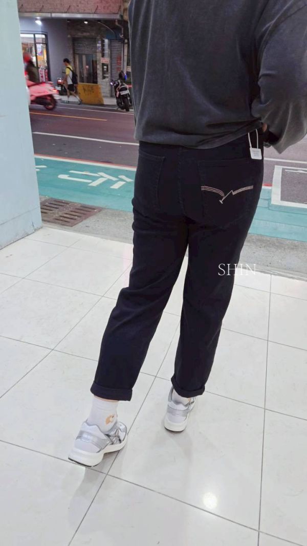 必買款老爹褲(牛仔/黑) 