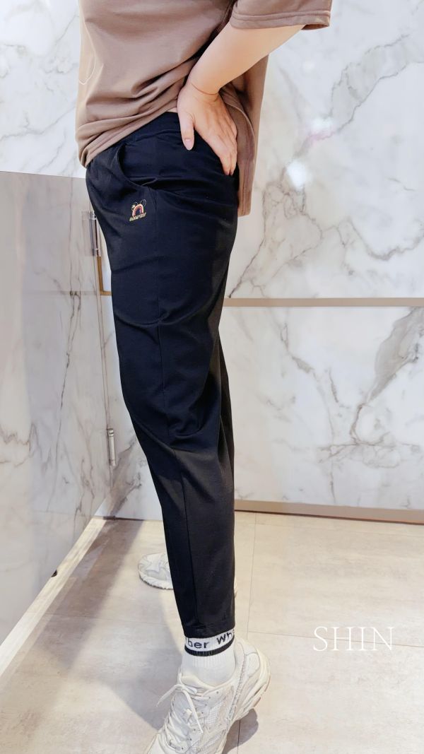 涼感彩虹九分哈倫褲 