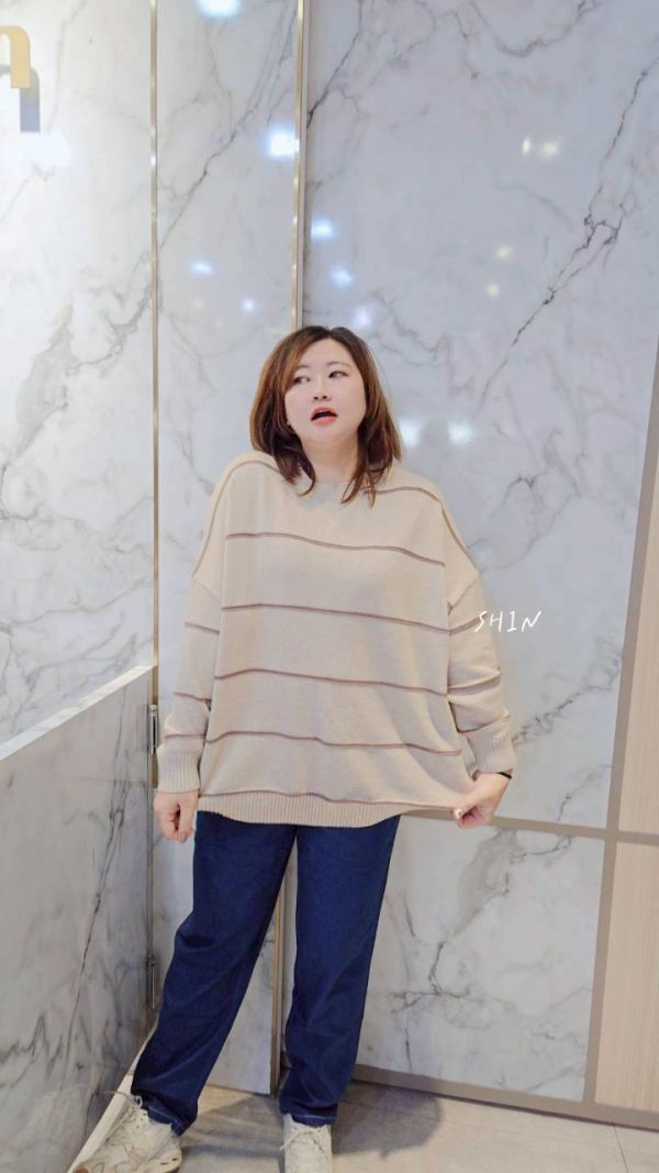 日系立體坑條針織上衣(黑/紅/灰/可可/灰綠) 