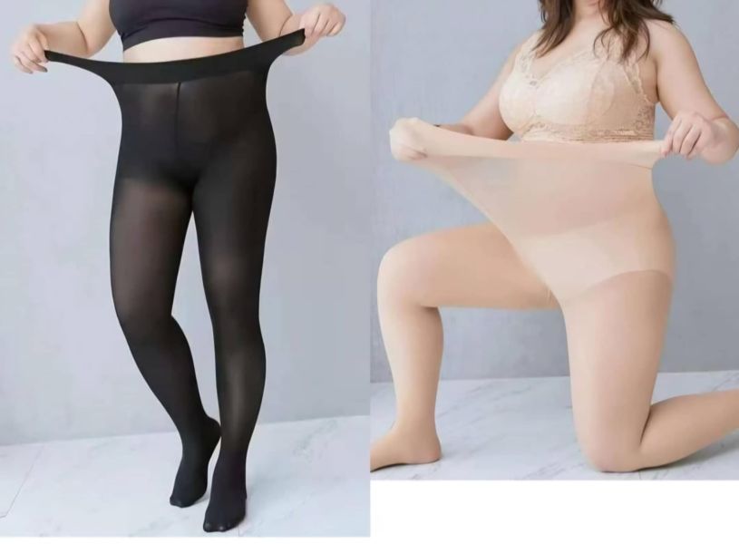 加大進擊版透膚絲襪 