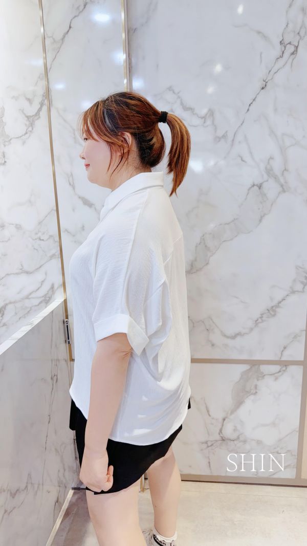 涼涼棉麻襯衫(深藍/Q黃/白) 