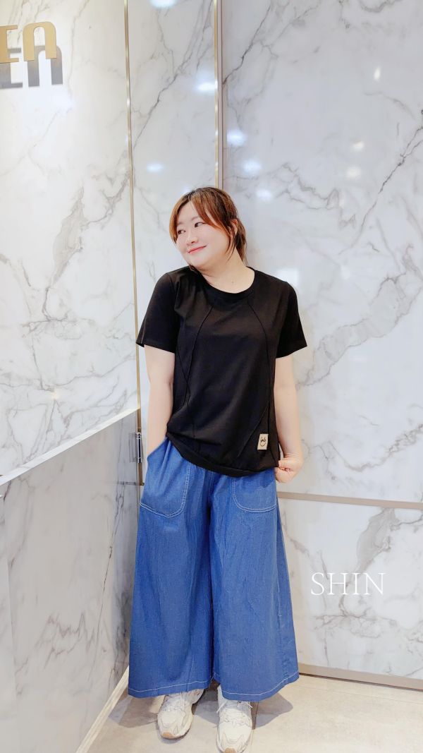 夏季要買日系薄牛仔寬褲 