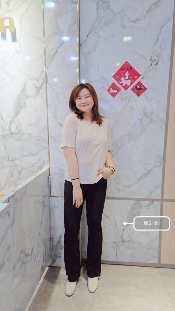 涼感棉排釦上衣(白/粉/黑) 