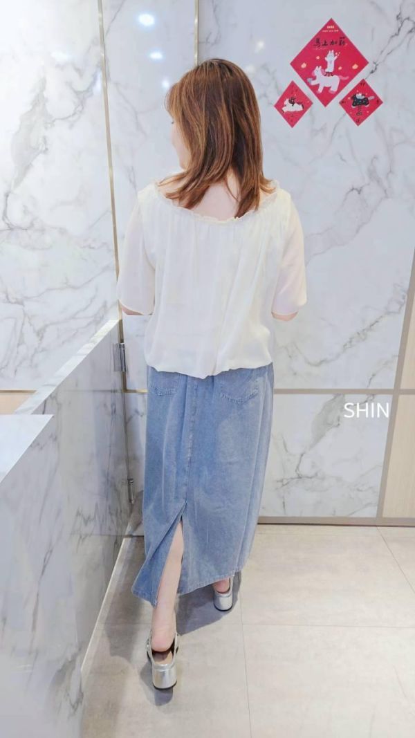 網紗氣質爆表上衣(溫柔白/氣質杏/百搭黑) 