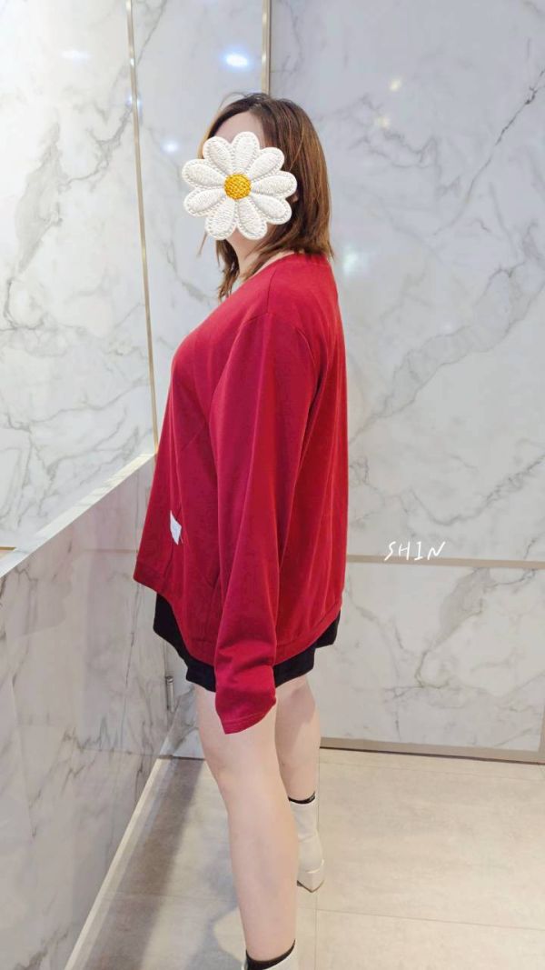 V領曼巴棉白牌T(紅/綠) 