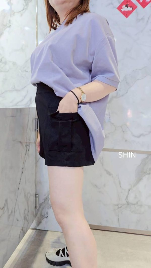 工裝口袋小短褲 