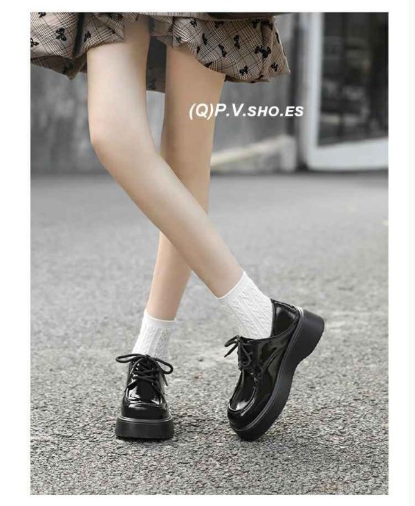 復古英倫風小皮鞋 