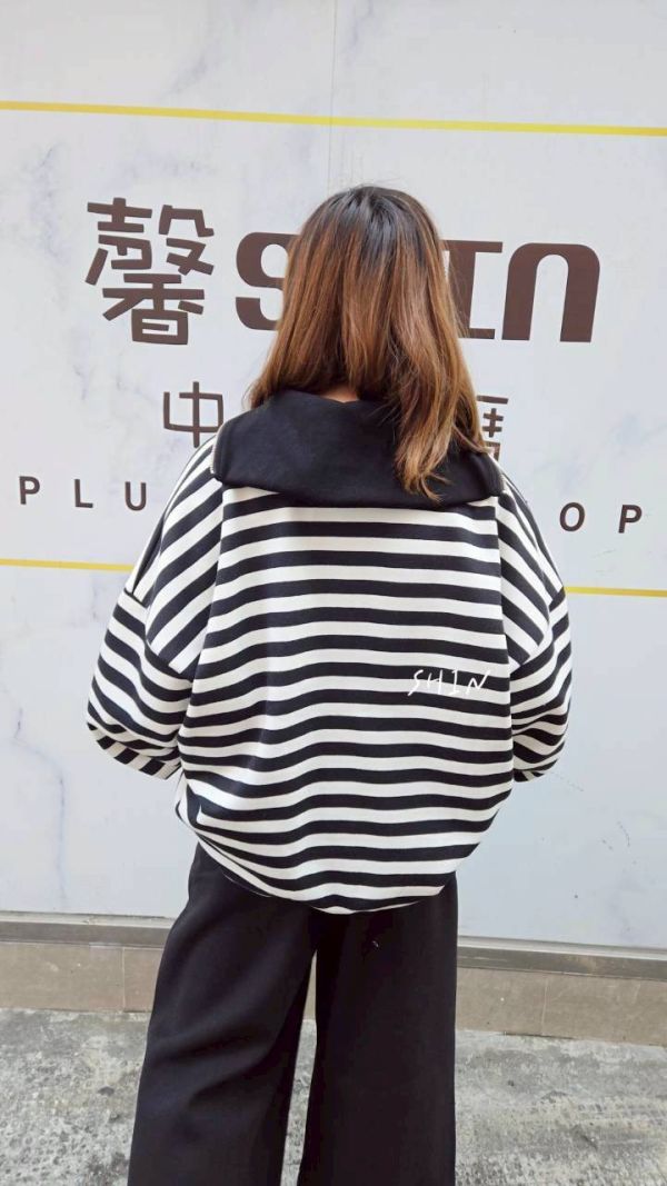 KOREA正韓拉鍊立領T 