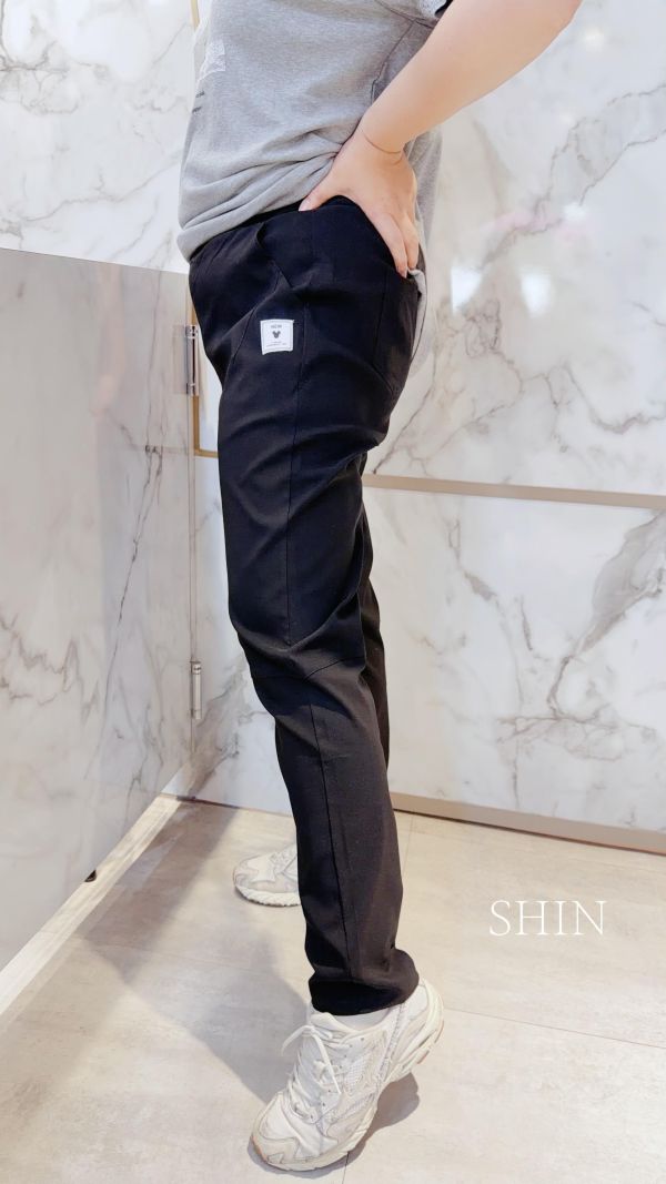 涼感工作褲3.0米頭口袋設計(黑/軍綠) 