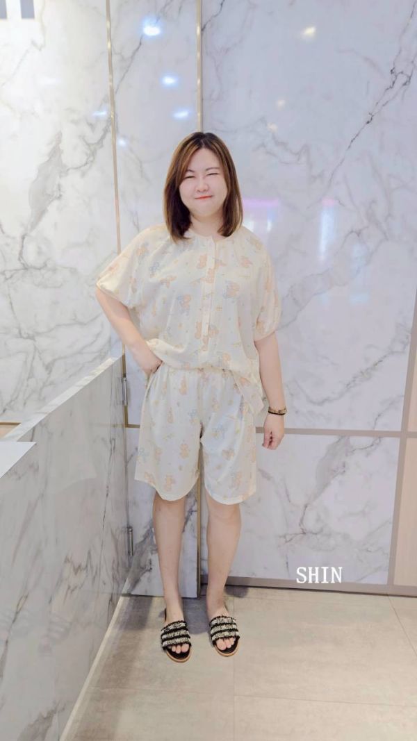 兩件套裝居家服睡衣 
