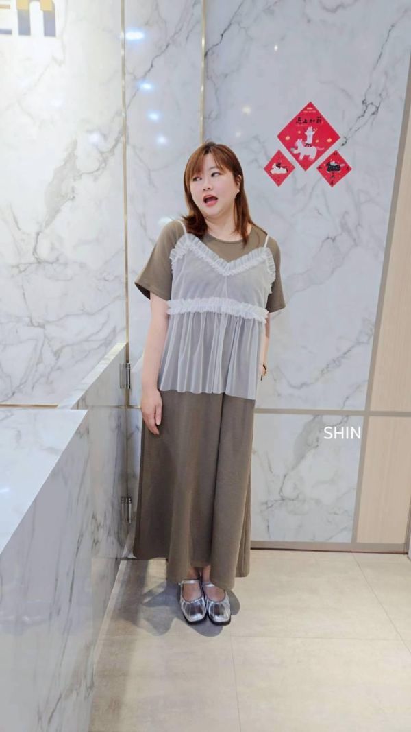 不嫌多的太空綿長版洋(黑/咖/綠) 